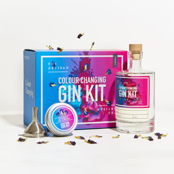 colour changing gin kit from not on the high street