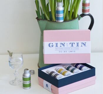 gin in a tin sample pack lettr box size from not on the high street