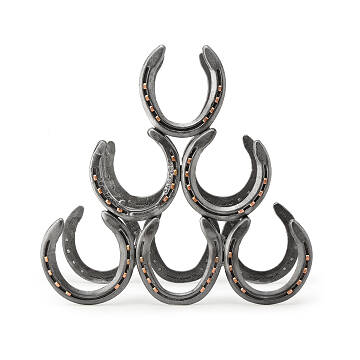 Horse shoe wine rack