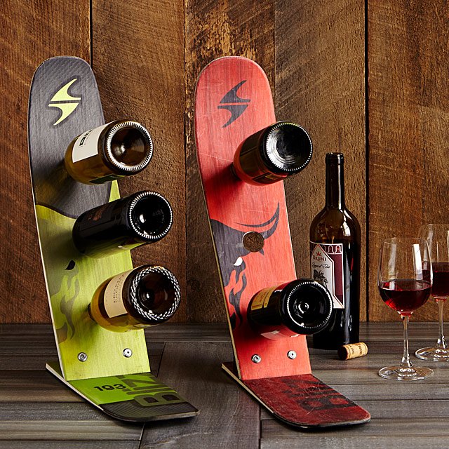 Snowbaord wine rack