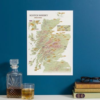 Personalised scratch off map