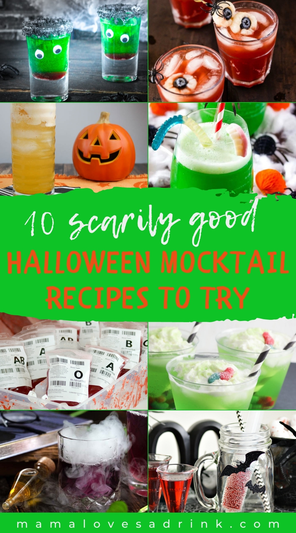 Halloween Mocktails NonAlcoholic Halloween Drinks For Kids and Grown