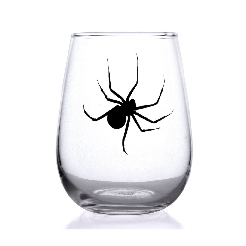 Stemless wineglass from Etsy