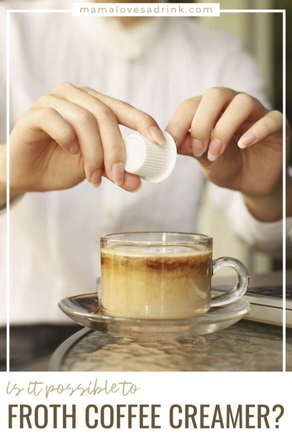 Can You Froth Coffee Creamer? Mama Loves A Drink